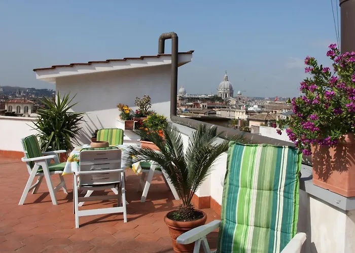 Spanish Steps With Panoramic Roof-terrace Apartamento